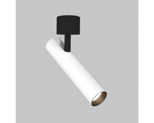 Светильник светодиодный спот 6W настенно-потолочный 220V, LED 3000K, Белый+Черный IL.0005.2201-WBK