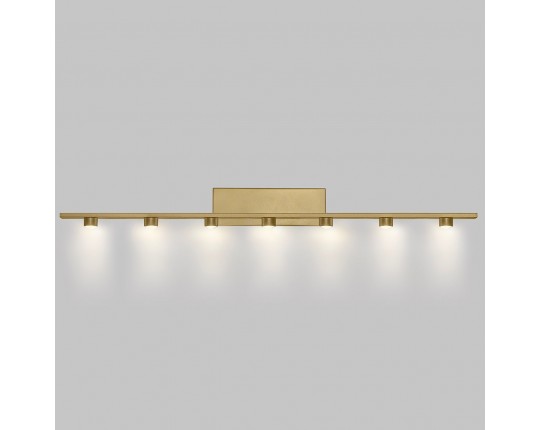 Светильник картинный LED 7*3W 4200K  Матовое золото 220V IP20 L=840 мм IL.0040.0050-7 SGD