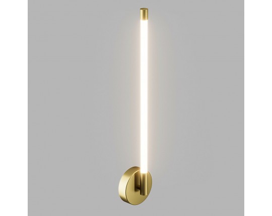 Бра настенное LED 8W, матовое золото PLW-7048-600SGD