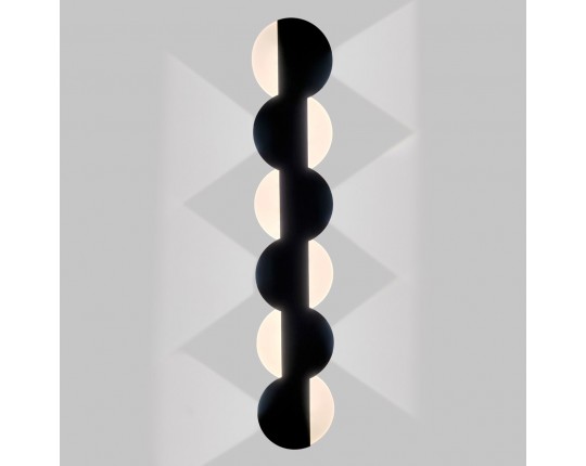 Настенный светильник, LED 6*2W+18W, черный матовый IL.0040.0060-6-MBK