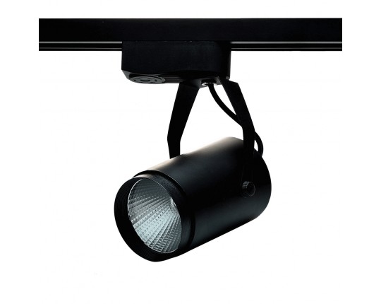Светильник направленного света квадратный LED трековой системы 1 фазный трек 220В 7Вт, 4200K, Черный IL.TRL-7.BK