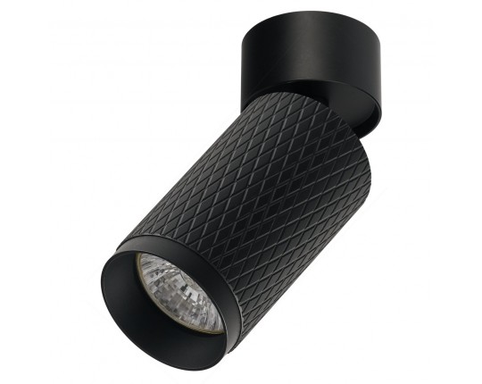 Светильник GU10 1*50W настенный спот Черный IL.0005.1801 BK