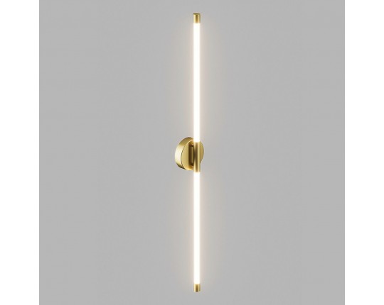 Бра настенное двойное LED 14W, матовое золото PLW-7048-1000SGD