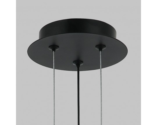 Люстра подвесная, 1*GX53, черный+бронза MD.23105-1-P-BK+BR