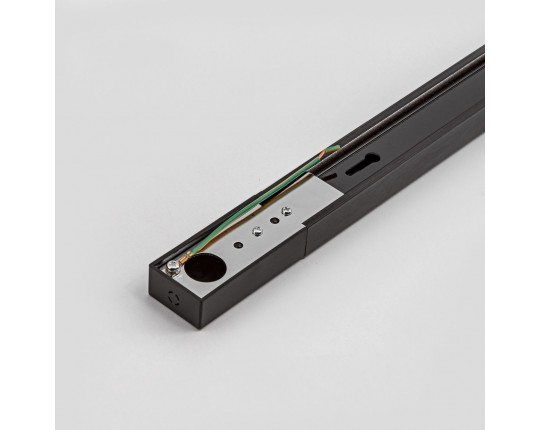 Шинопровод накладной трековой системы 1 фазный трек 220В, 1м, Черный IL.0010.2131