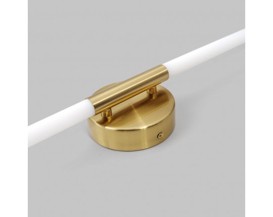 Бра настенное двойное LED 14W, матовое золото PLW-7048-1000SGD