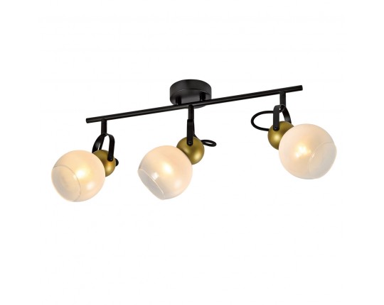 Спот настенный 3*Е27, черный+золото SP.049-63-01