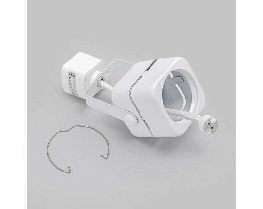 Светильник спот квадратный GU5.3 для трековой системы 1 фазный трек 220В, макс 50Вт, Белый IL.0010.0051