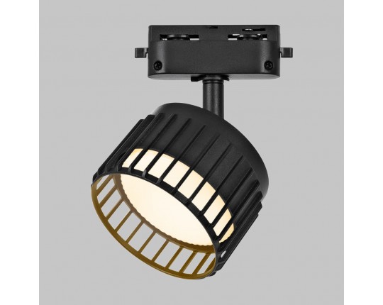 Светильник спот GX53 для трековой системы 1 фазный трек 220В, макс 12Вт, Черный IL.0010.0017-BK