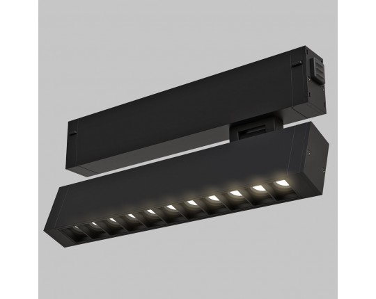 Светильник SMART направленного света поворотный для трековой системы SMART LINE 220В, 9Вт, Черный IL.0050.6003-9-BK