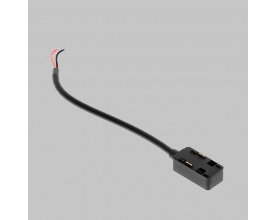 Токоподвод для ультратонкого магнитного шинопровода трековой системы UT25 48В, кабель 0.5м, Черный IL.0007.3007 BK