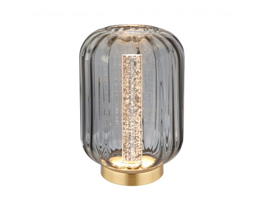 Светильник настольный светодиодный 9W, 4000K, 180мм, плафон серый дым PLC-7077-180-T-GREY