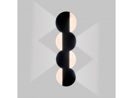 Настенный светильник, LED 4*2W+10W, черный матовый IL.0040.0060-4-MBK