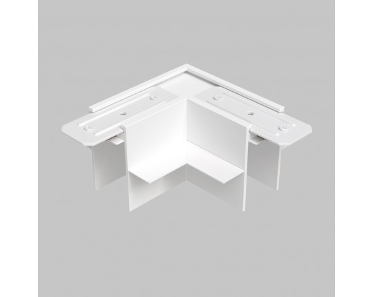 L - соединитель для встраиваемого шинопровода под ГКЛ 12 мм трековой системы SMART LINE, Белый IL.0050.2002-WH