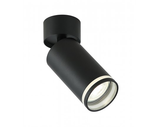 Светильник GU10 1*10W настенный спот Черный IL.0005.2001 BK