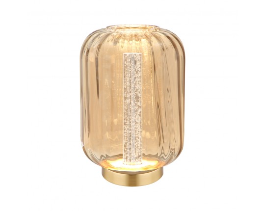 Светильник настольный светодиодный 9W, 4000K, 180мм, плафон янтарный PLC-7077-180-T-AMBER