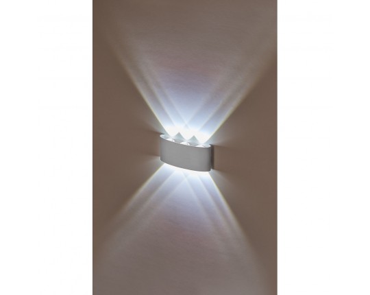 Светильник настенный LED 6x1W 4200K Белый 220V IP54 IL.0014.0001-6 WH