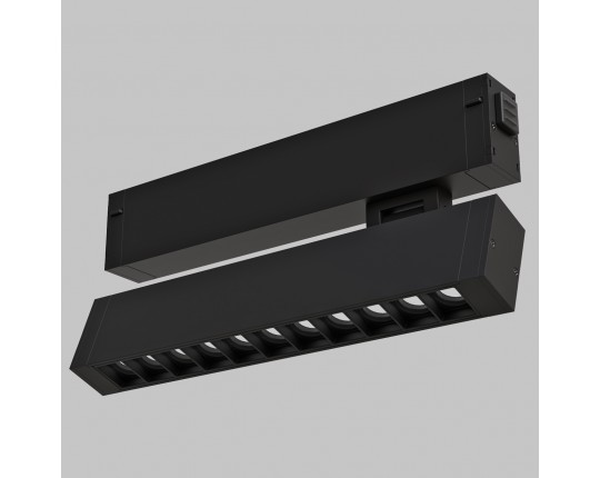 Светильник SMART направленного света поворотный для трековой системы SMART LINE 220В, 9Вт, Черный IL.0050.6003-9-BK