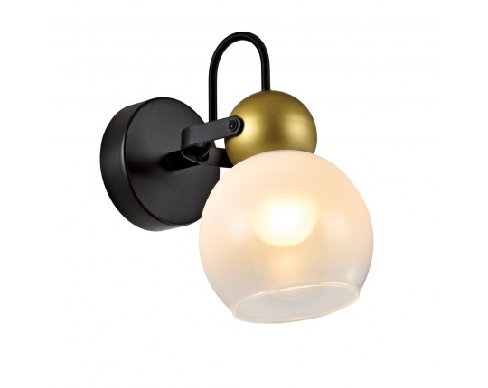 Спот настенный 1*Е27, черный+золото SP.049-11-01