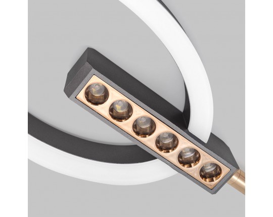 Люстра светодиодная потолочная, 126Вт, пульт ДУ, 3200К+6500К PLC-7056-950