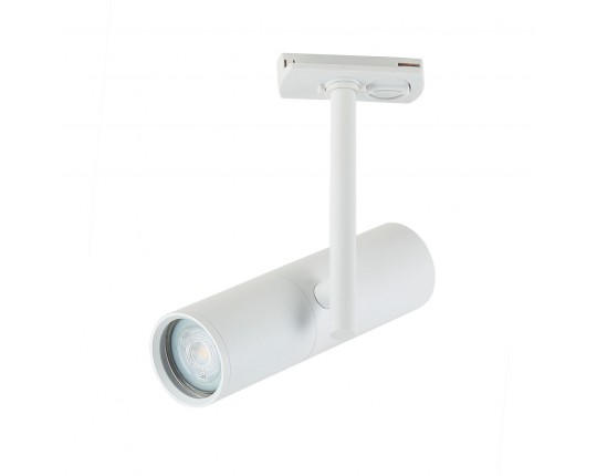 Светильник спот GU10 для трековой системы 1 фазный трек 220В, макс 50Вт, Белый IL.0010.0012 WH