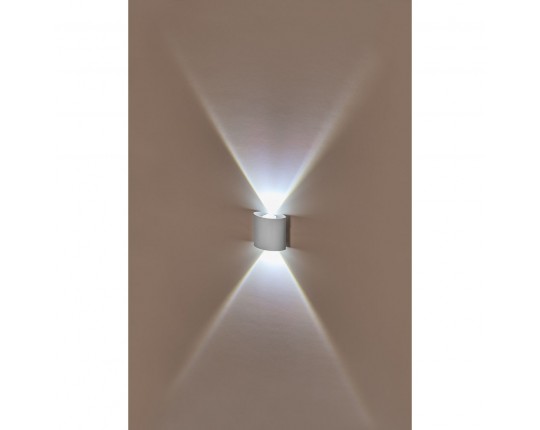 Светильник настенный LED 2x1W 4200K Белый 220V IP54 IL.0014.0001-2 WH