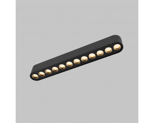 Светильник линейный направленного света для трековой системы UT25 48В 12Вт, 4000K, Черный IL.0007.1101-12 BK