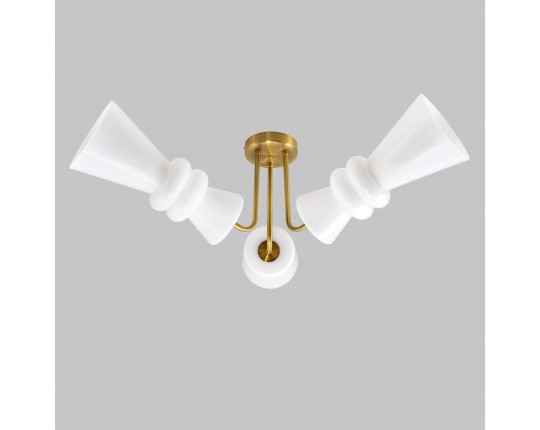 Люстра потолочная 3*Е27 MD.9345-3-S-BR