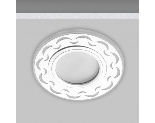 Светильник MR16+LED 3W 4000K, встраиваемый акрил, CH/WH+WH IL.0030.0115