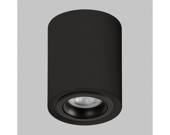 Светильник GU10 1*50W потолочный спот Черный IL.0005.2400-BK