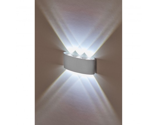 Светильник настенный LED 6x1W 4200K Белый 220V IP54 IL.0014.0001-6 WH