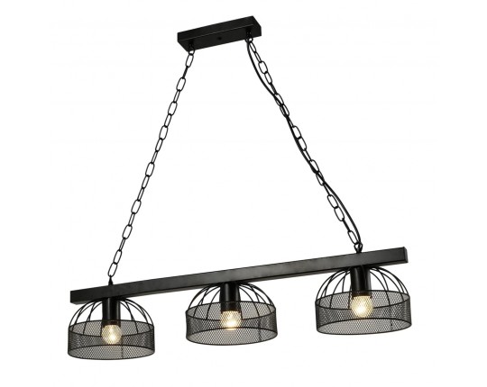 Люстра подвесная Е27 3*60W черный MD.20461-3-P-BK