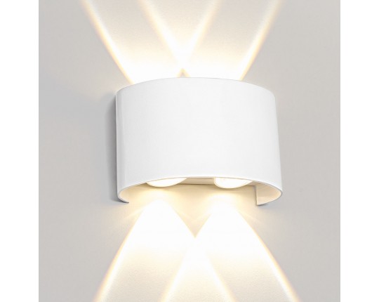 Светильник настенный LED 4x1W 4200K Белый 220V IP54 IL.0014.0001-4 WH