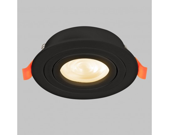 Светильник встраиваемый поворотный GU10 50W Черный IL.0029.0007-BK