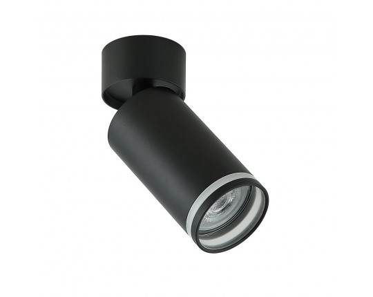 Светильник GU10 1*10W настенный спот Черный IL.0005.2001 BK
