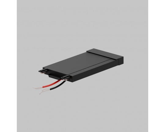 Ввод питания накладной для ультратонкого магнитного шинопровода трековой системы UT25 48В, Черный IL.0007.3009-BK