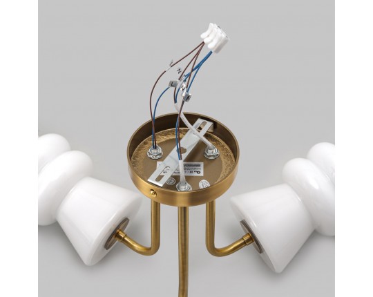 Люстра потолочная 3*Е27 MD.9345-3-S-BR