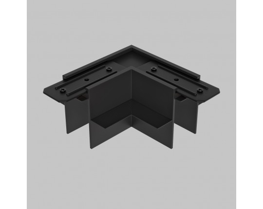 L - соединитель для встраиваемого шинопровода под ГКЛ 12 мм трековой системы SMART LINE, Черный IL.0050.2002-BK