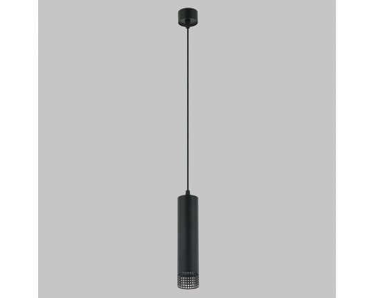 Светильник GU10 1*50W потолочный подвесной Черный IL.0005.5300-P-BK