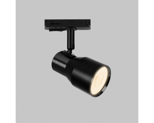 Светильник спот GU10 для трековой системы 1 фазный трек 220В, макс 50Вт, Черный IL.0010.0019-BK