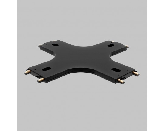 X - соединитель для ультратонкого магнитного шинопровода трековой системы UT25 48В, Черный IL.0007.3004 BK