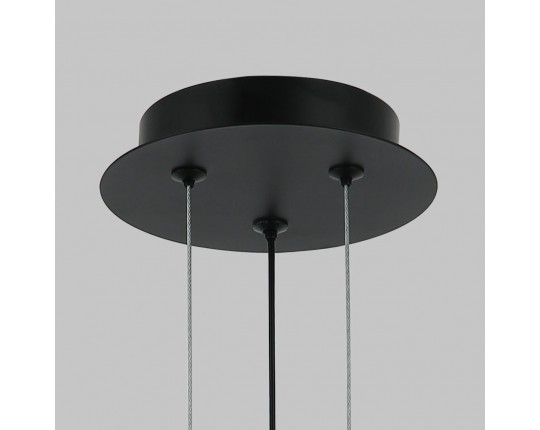 Люстра подвесная, 1*GX53, черный+бронза MD.23106-1-P-BK+BR