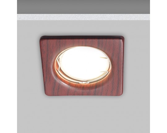 Светильник MR16 встраиваемый GU5.3 50W Темное дерево IL.0020.0487