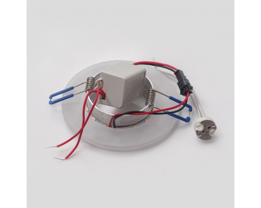 Светильник MR16+LED 3W 4000K, встраиваемый акрил, CH/WH+CH IL.0030.0102