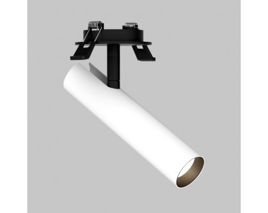 Светильник светодиодный спот 6W потолочный встраиваемый 220V, LED 3000K, Белый+Черный IL.0005.2201-R-WBK