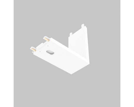 L - соединитель внутренний для ультратонкого магнитного шинопровода трековой системы UT25 48В, Белый IL.0007.3005 WH