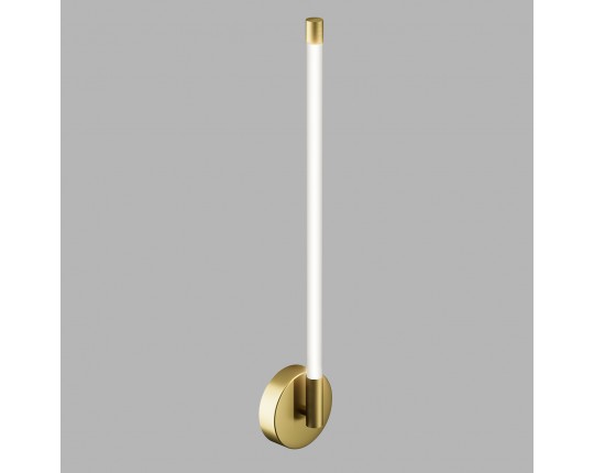 Бра настенное LED 8W, матовое золото PLW-7048-600SGD