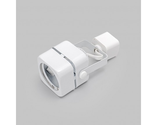 Светильник спот квадратный GU5.3 для трековой системы 1 фазный трек 220В, макс 50Вт, Белый IL.0010.0051