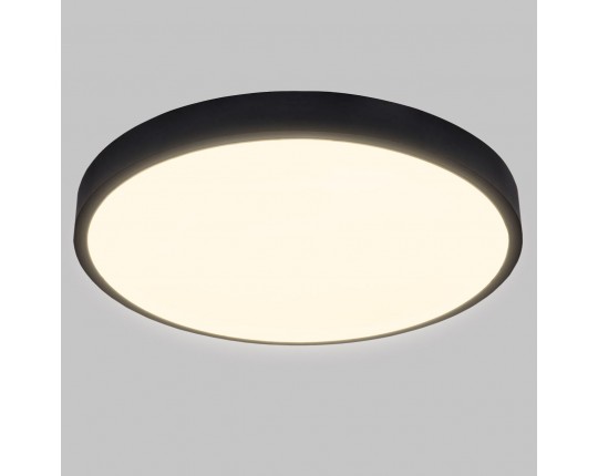 Светильник светодиодный потолочный накладной 500мм 72W 3000/4000/6000K Черный PLC.500-72-CCT-BK