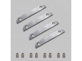 Комплект соединителей прямых 4шт для профиля IL.0050.3300 и IL.0050.3400 SMART LINE 220В IL.0050.3301